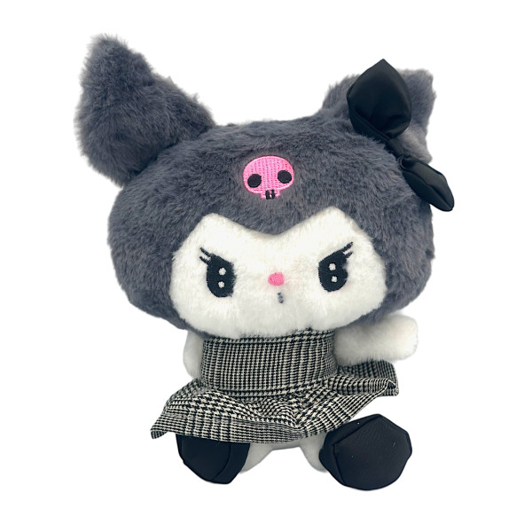 Λούτρινο Sanrio Kuromi Hello Kitty 20cm 1440-217-1 Γκρι