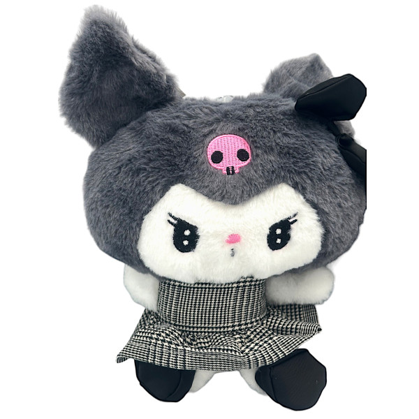 Λούτρινο Sanrio Kuromi Hello Kitty 20cm 1440-217-1 Γκρι