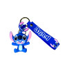 Stitch Blue Keychain Κρεμαστό Μπρελόκ Από Pvc 15436-3