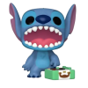 Funko Lilo & Stitch POP! Disney with Record Player Stitch Exclusive Vinyl Figure #1048 Μπλε