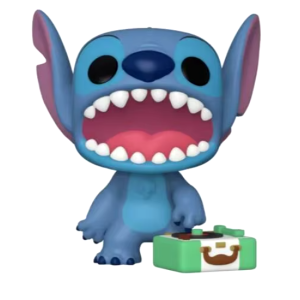 Funko Lilo & Stitch POP! Disney with Record Player Stitch Exclusive Vinyl Figure #1048 Μπλε