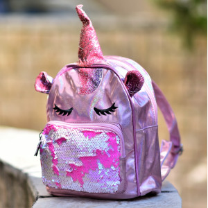CHILDREN'S BACKPACK UNICORN MOHICANS 2211.PINK