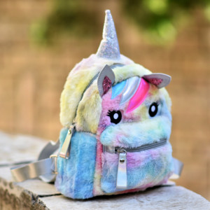 CHILDREN'S BACKPACK UNICORN MOHICANS 2213.LIGHT-BLUE