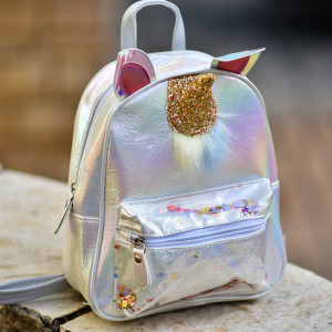 CHILDREN'S BACKPACK UNICORN MOHICANS 2218.WHITE