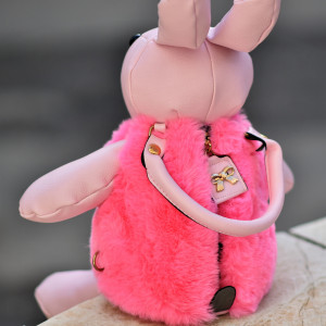 CHILDREN'S BACKPACK BUNNY FOR GIRL MOHICANS 2219.PINK