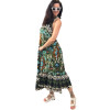Γυναικείο φόρεμα Maxi All Day με Τιράντα Mohicans 307 Πράσινο