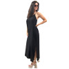 Γυναικείο φόρεμα Maxi All Day με Τιράντα Mohicans 309 Μαύρο