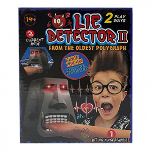 Επιτραπέζιο Παιχνίδι Ανιχνευτής Ψεύδους Με Ηλεκτροσόκ Ή Δόνηση για 2+ Παίκτες 14+ Ετών31286 Μαύρο Lie Detector II