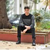 321.GRAY ΑΝΔΡΙΚΗ MΠΛΟΥΖΑ BLACK ZIPPER MOHICANS 321.GRAY ΑΝΔΡΙΚΗ MΠΛΟΥΖΑ BLACK ZIPPER MOHICANS