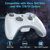 Wireless Gamepad White With Adapter Ασύρματο Χειριστήριο Άσπρο - PC / Xbox 360 Controller