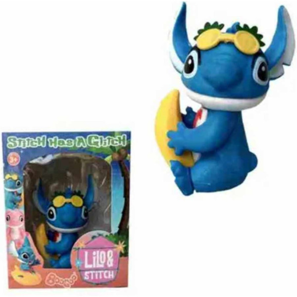 Disney Φιγούρα stitch Banana 11 cm 375-5 Μπλε