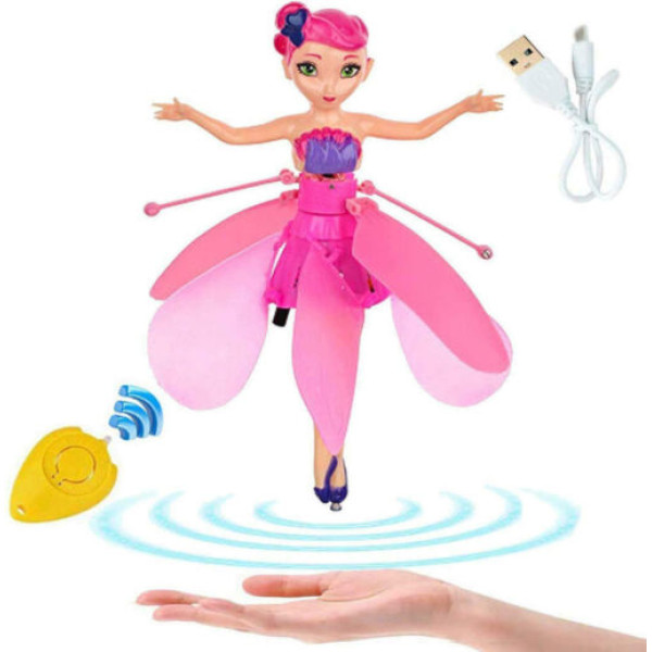 Κούκλα Flying Fairy 8018 Ροζ