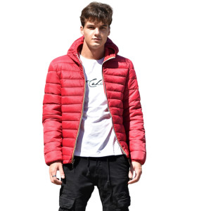 Ανδρικό Χειμωνιάτικο Μπουφάν Double-size Mohicans Puffer 806 Κόκκινο
