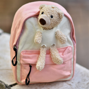 CHILDREN'S BACKPACK LITTLE BEAR MOHICANS 8228W616.PINK 