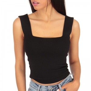 WOMEN'S TOP KNITTED MOHICANS 8305.BLACK
