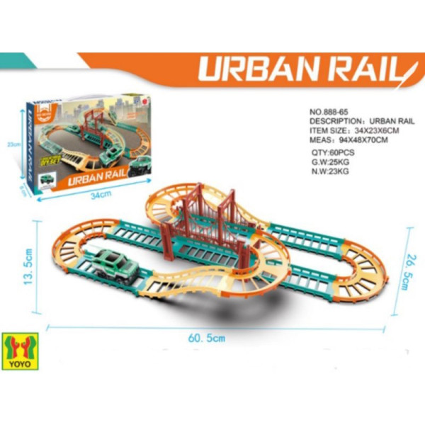 Πίστα Urban Rail & Car για 3+ Ετών 888-65