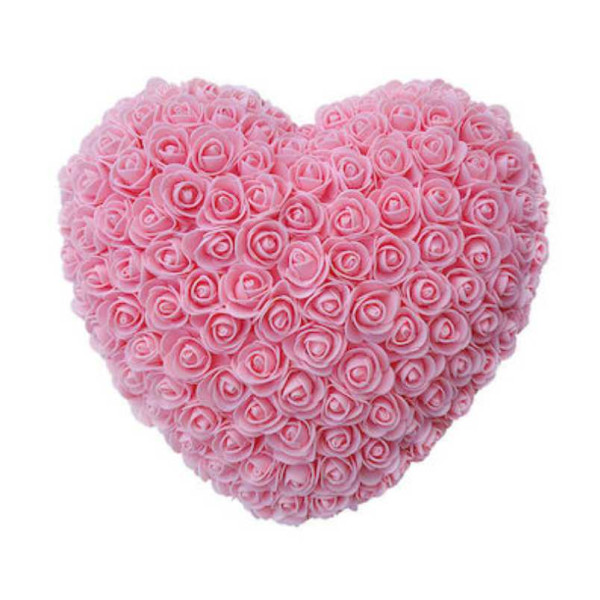 Καρδούλα από Τεχνητά Τριαντάφυλλα 33cm 95569 Ροζ