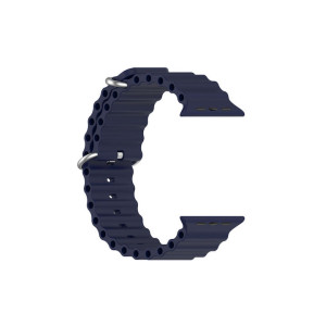 Λουράκι Σιλικόνης για Apple Watch Ocean Chain strap 42/44/45/49 M00-11 Μπλε