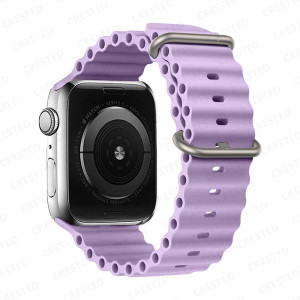Λουράκι Σιλικόνης για Apple Watch Ocean Chain strap 42/44/45/49 M00-11 Μωβ