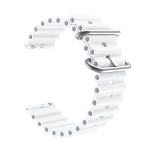 Λουράκι Σιλικόνης για Apple Watch Ocean Chain strap 42/44/45/49 M00-11 Λευκό