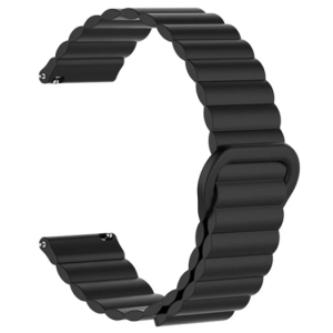 Λουράκι Σιλικόνης για Apple Watch Κούμπωμα Μαγνητικό 42/44/45/49mm M00-12 Μαύρο