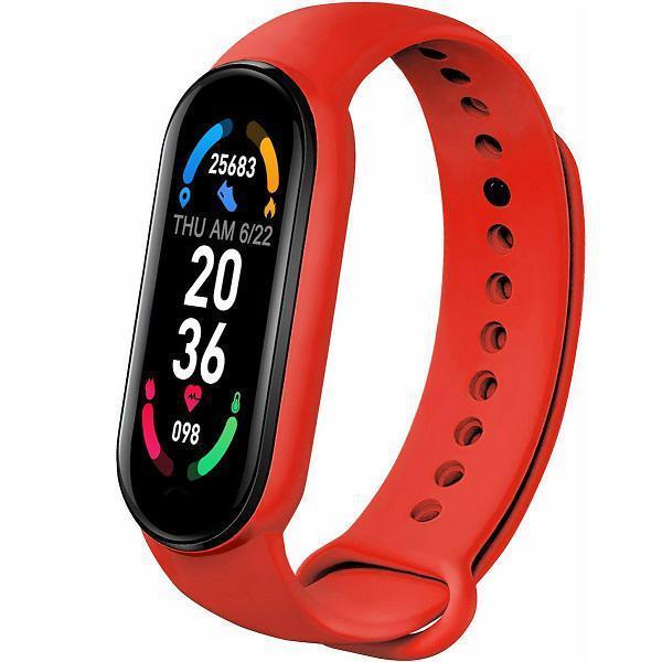 SMART BRACELET M6 BLUETOOTH M6 ΚΟΚΚΙΝΟ