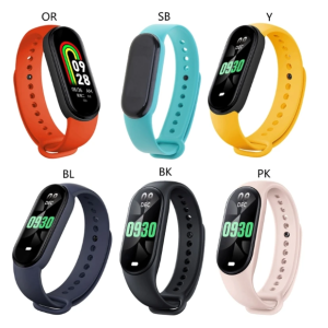 Smartwatch Βραχιόλι M8 Fitness Smart Band Ρολόγια Γυναικείο Ανδρικό Ρολόι Πιεσόμετρο Αθλητικό Κϊτρινο