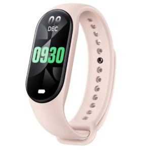 Smartwatch Βραχιόλι M8 Fitness Smart Band Ρολόγια Γυναικείο Ανδρικό Ρολόι Πιεσόμετρο Αθλητικό Ροζ