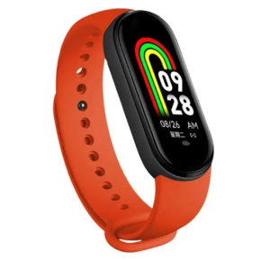 Smartwatch Βραχιόλι M8 Fitness Smart Band Ρολόγια Γυναικείο Ανδρικό Ρολόι Πιεσόμετρο Αθλητικό Κόκκινο
