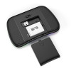 Ασύρματο πληκτρολόγιο Mini Wireless M9 με touchpad και διπλή λειτουργία 2.4G + Bluetooth με φωτισμό πλήκτρων 8 χρωμάτων για Android TV Box και υπολογιστή PC M9 Μαύρο 