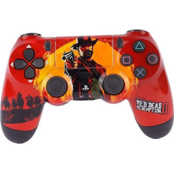 Doubleshock 4 Ασύρματο Gamepad για PS4 Red Dead Redemption P4-17539-009 Κόκκινο