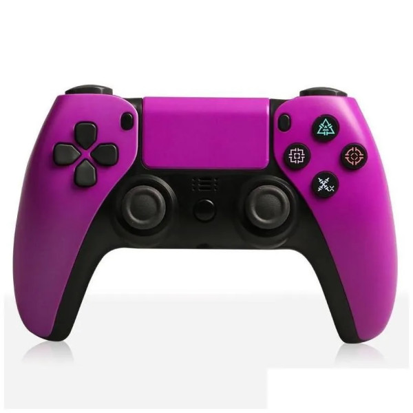 P4 Double4 Ασύρματο Gamepad για PC / PS4 / PS5 Μωβ