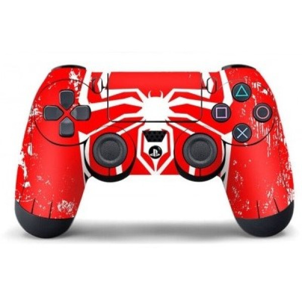 Ασύρματο Doubleshock Gamepad για Android / PC / PS3 / PS4 / iOS Spiderman Κόκκινο