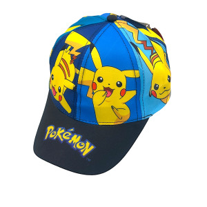 Pokemon Παιδικό Καπέλο Jockey Υφασμάτινο POK23-0350 Μπλε