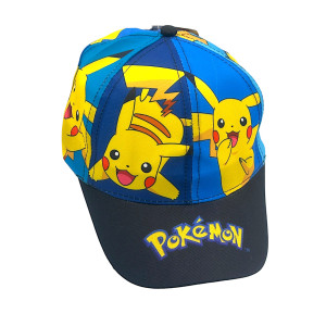 Pokemon Παιδικό Καπέλο Jockey Υφασμάτινο POK23-0350 Μπλε