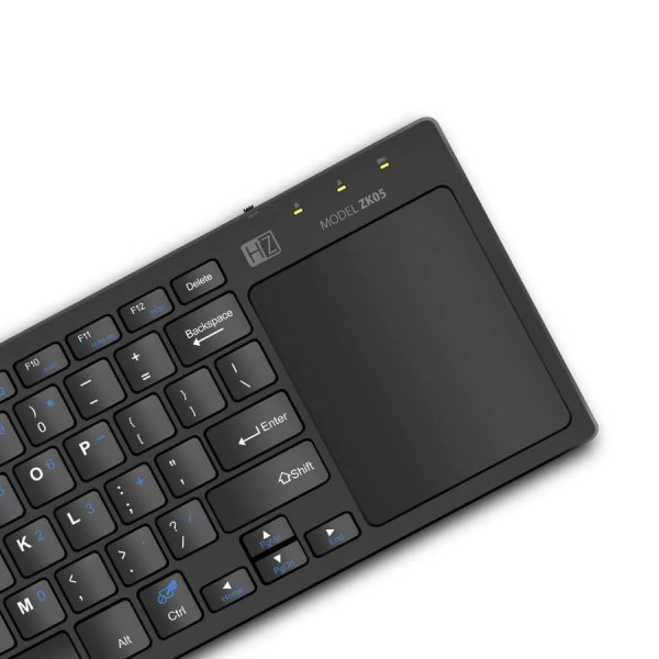 Aσύρματο πληκτρολόγιο USB με touchpad Αγγλικό Andowl Q-WK808 Μαύρο