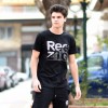 ΑΝΔΡΙΚΗ ΜΠΛΟΥΖΑ T-SHIRT ΛΑΙΜΟΣ ΣΤΑΜΠΑ MOHICANS R21.BLACK 