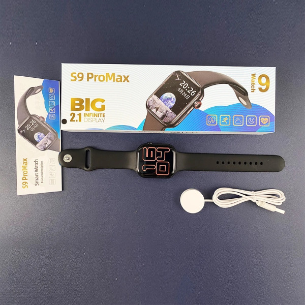 S9 PRO MAX Smartwatch 45mm 2.1 ιντσών Watch 9 Λευκό