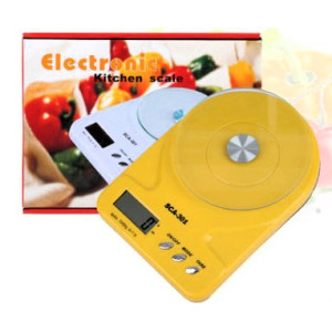 Ψηφιακή Ζυγαριά Κουζίνας 1gr/7kg SCA-301 Κίτρινο