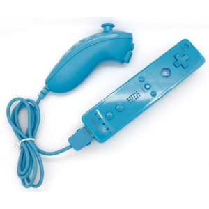 Remote Plus & Nunchuck Pack Ασύρματο Gamepad για Wii Z-898 Μπλε