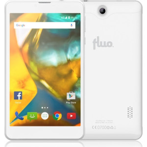 Fluo Wave 4G 7" Tablet με WiFi & 4G (1GB/8GB) Λευκό