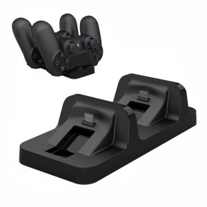 PS4 Slim/Pro 5 σε 1 Game Pack Headset, Βάση Φόρτισης για 2 Χειριστήρια TP4-18101  Μαύρο