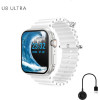 U8 Ultra 45mm Smartwatch με Παλμογράφο Λευκό