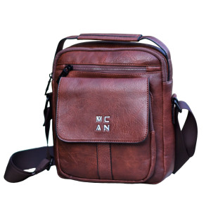 BAG SHOULDER LEATHER MOHICANS Z-709.BROWN