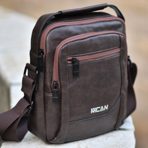 BAG SHOULDER LEATHER MOHICANS Z-712.BROWN
