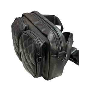 BAG WAIST LEATHER MOHICANS Z-730.BLACK