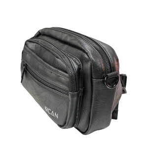 BAG WAIST LEATHER MOHICANS Z-731.BLACK