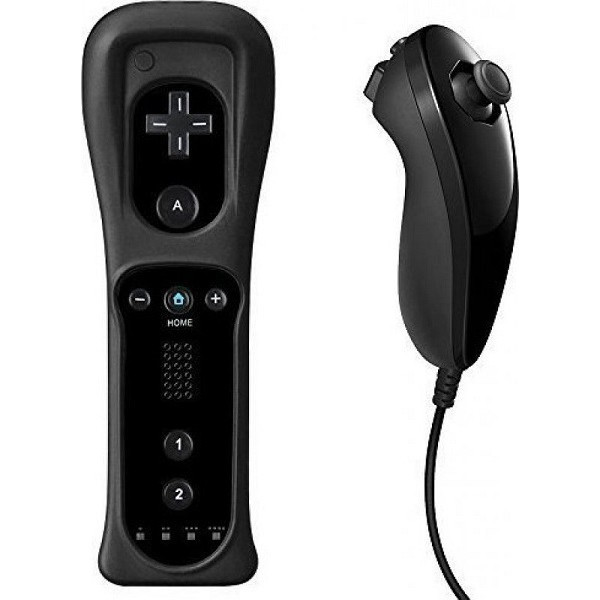 Remote Plus & Nunchuck Pack Ασύρματο Gamepad για Wii Z-898 Μαύρο