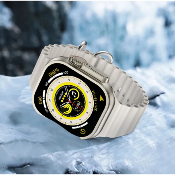 Z77 Ultra Smart Watch 49mm two Bands Γκρι