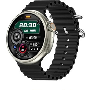 Z78 Ultra 1,52" AMOLED Στρογγυλό Smartwatch 49 mm Heart Rate Fitness tracker Series 8 Reloj Inteligente Ασύρματη φόρτιση Μαύρο
